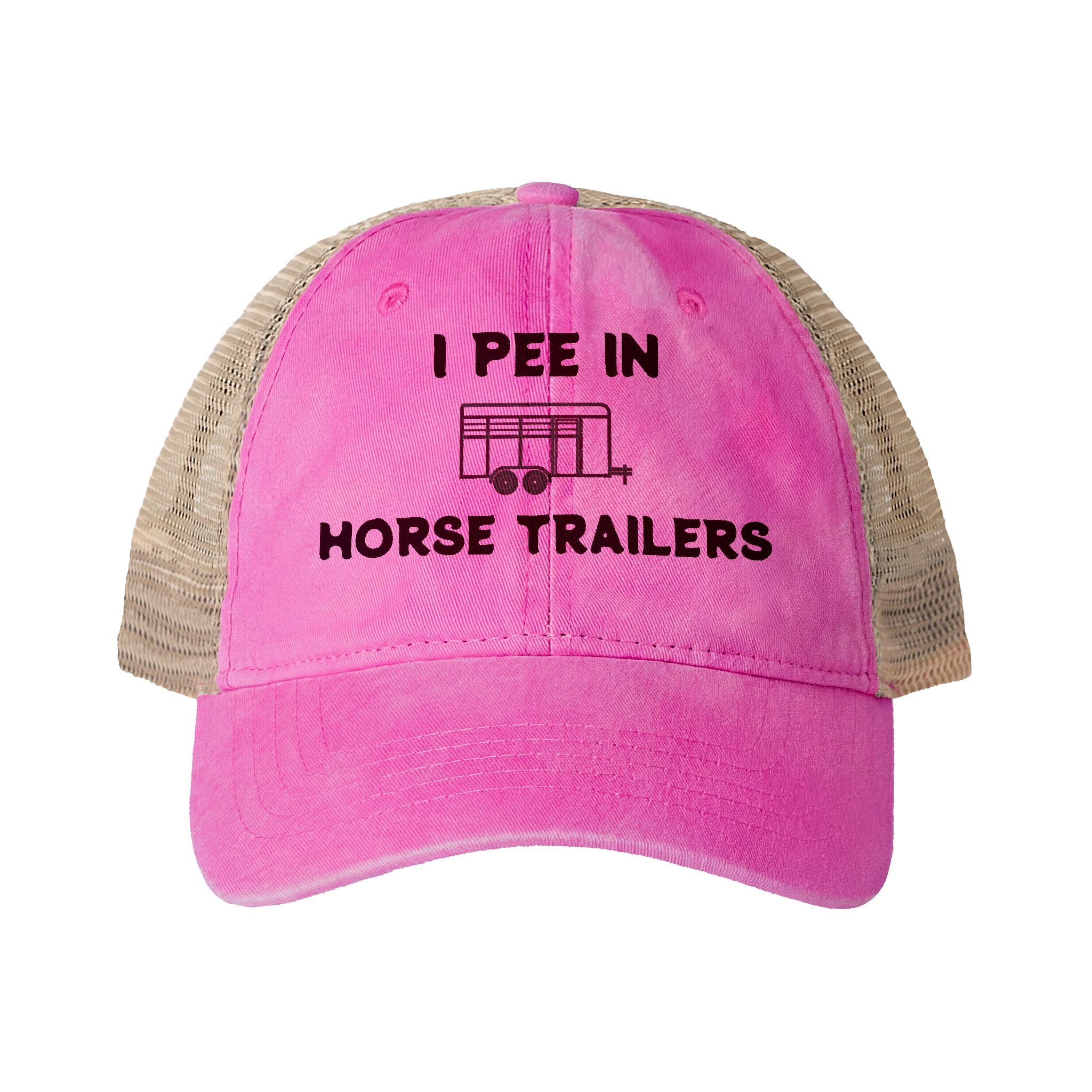 I pee in horse trailers, funny horse hat, horse, hat