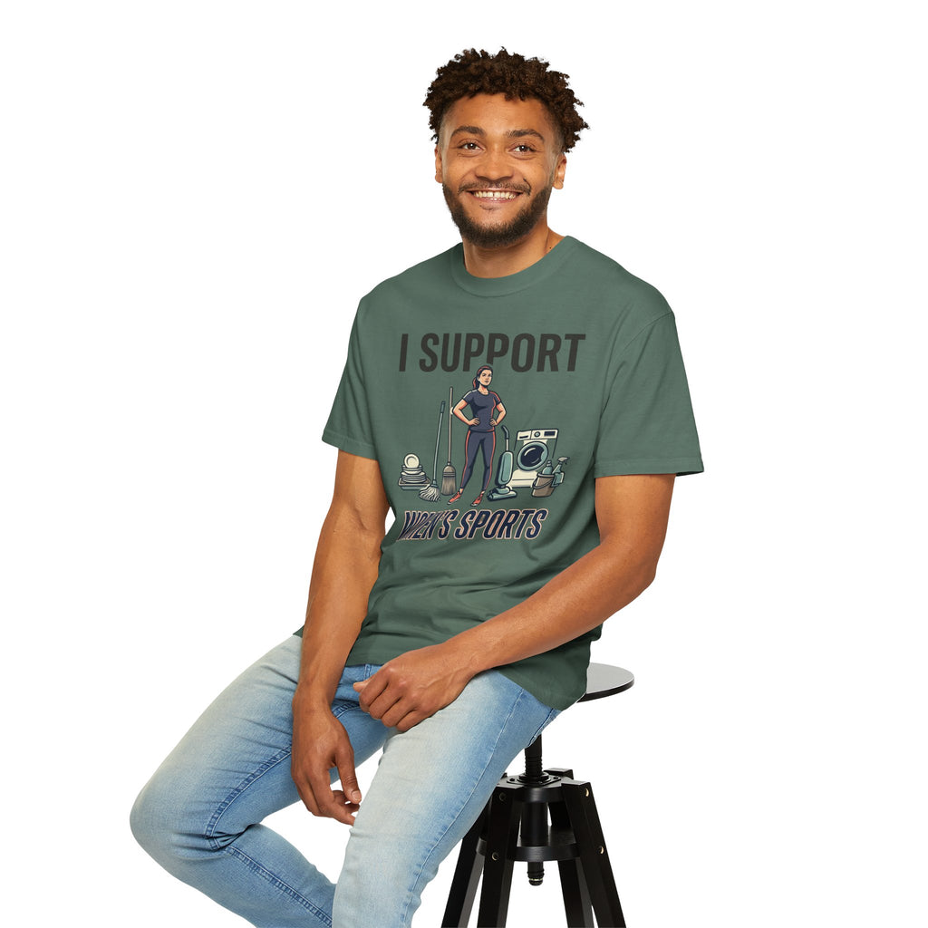 T-Shirt — I Support Women's Sports (Feminist Humor Tee)