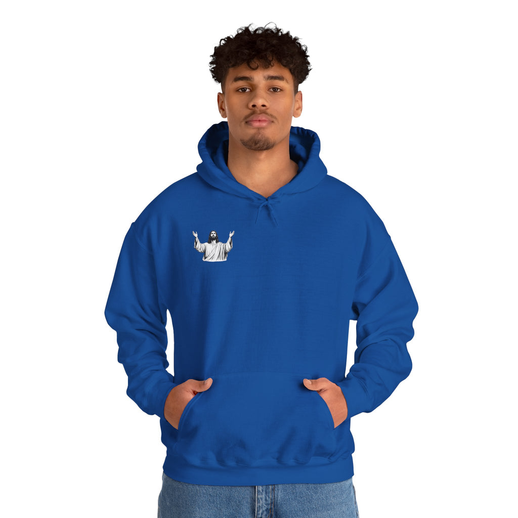Jesus Illustration Hoodie — funny Jesus hoodie