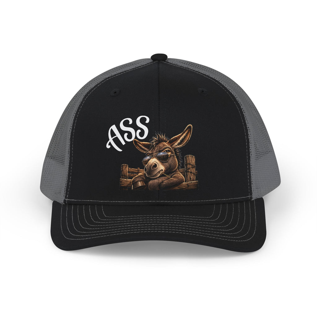 Ass Donkey Trucker Cap - Funny Rustic Farm Hat