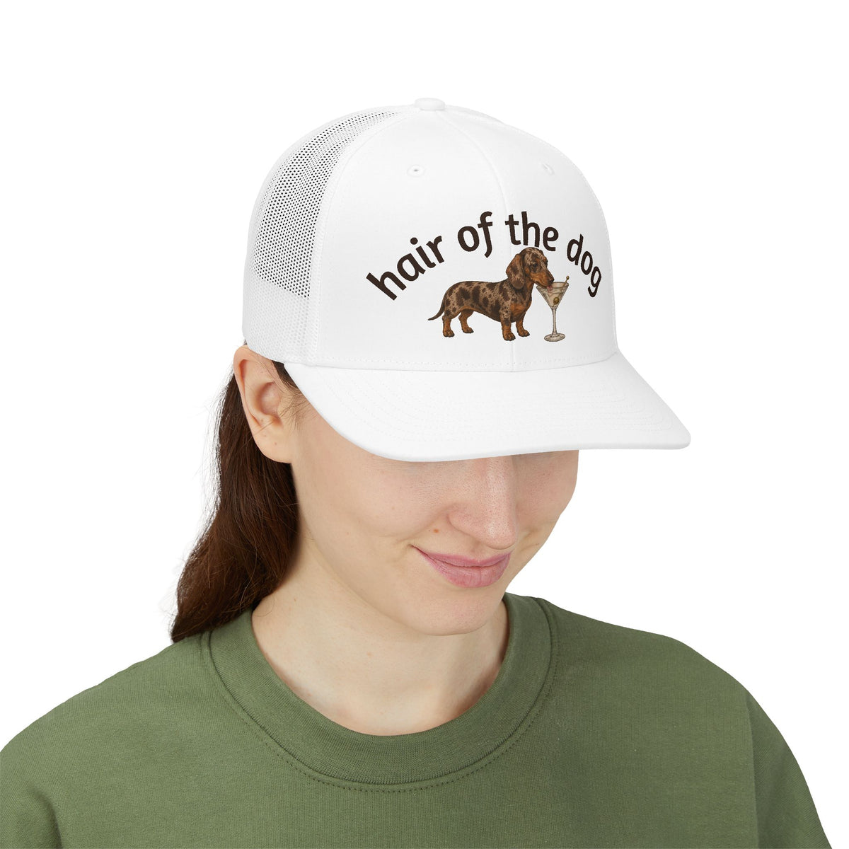 Dachshund 'Hair of the Dog' Trucker Hat