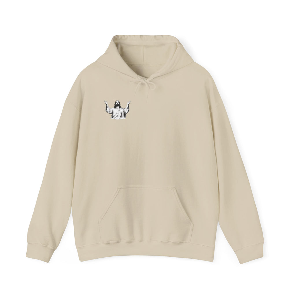 Jesus Illustration Hoodie — funny Jesus hoodie
