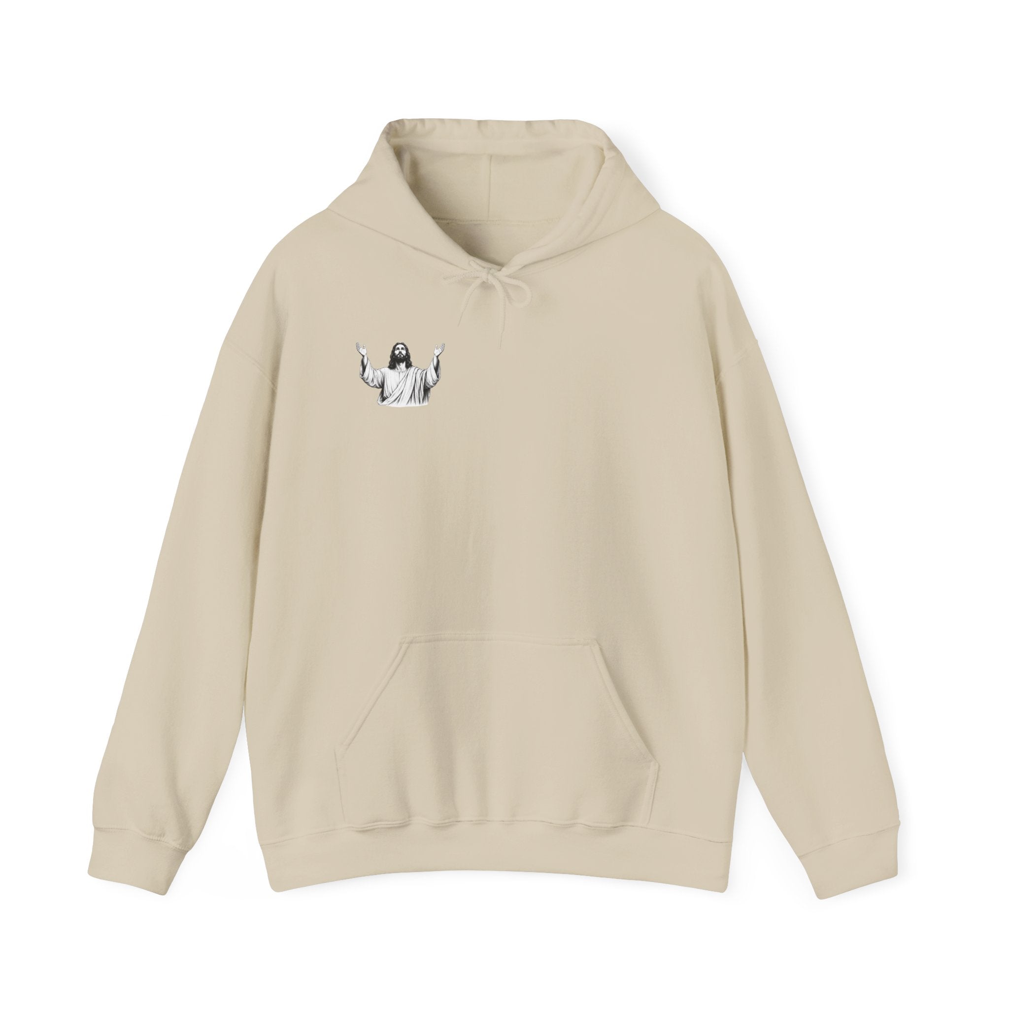 Jesus Illustration Hoodie — funny Jesus hoodie