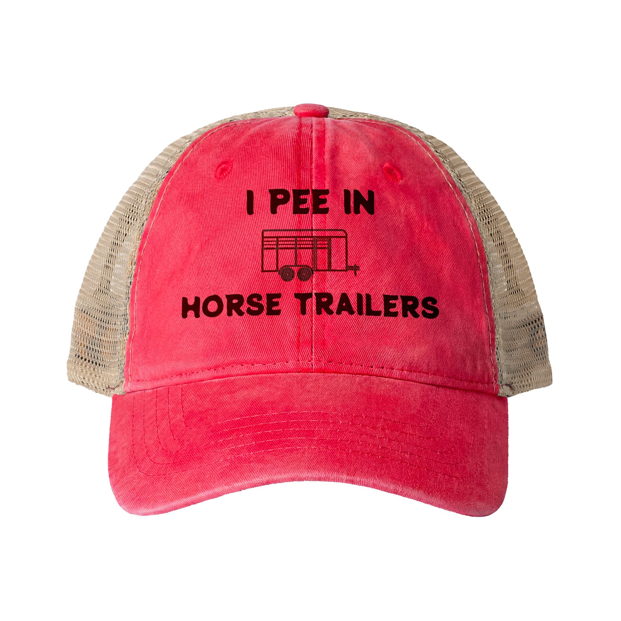 I pee in horse trailers, funny horse hat, horse, hat