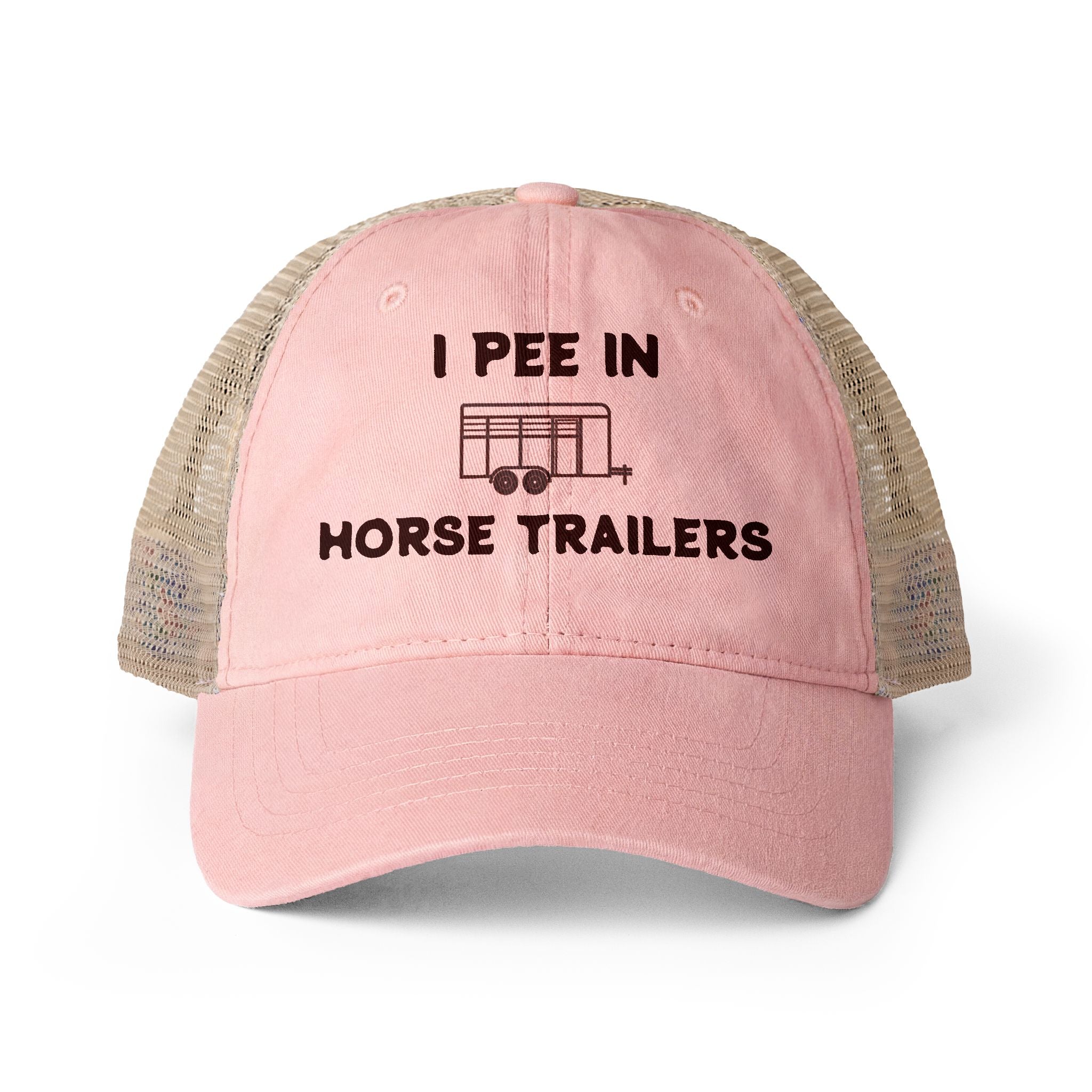 I pee in horse trailers, funny horse hat, horse, hat