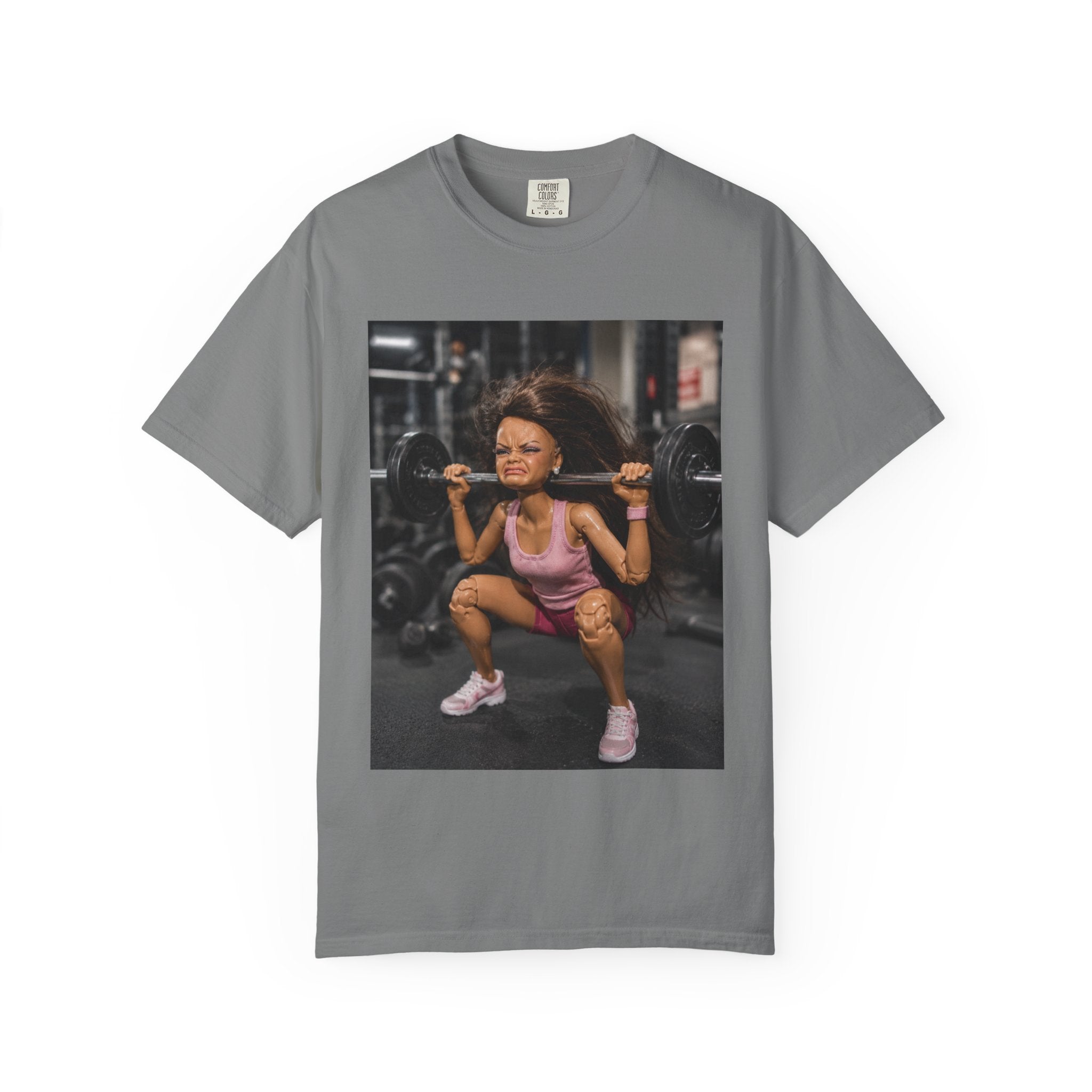 Workout Squat Girl T-Shirt - Funny Gym Fitness Tee