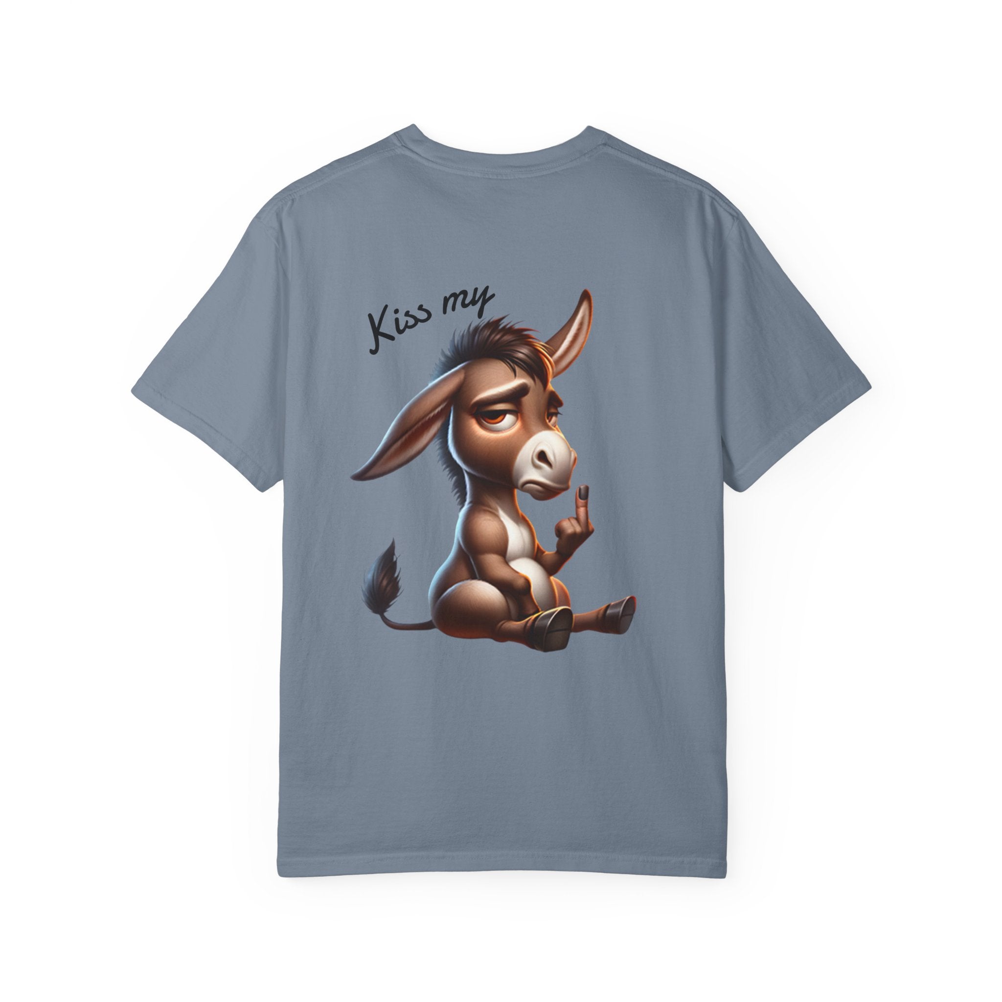 Kiss My Donkey T-shirt | Cute Cartoon Donkey Graphic