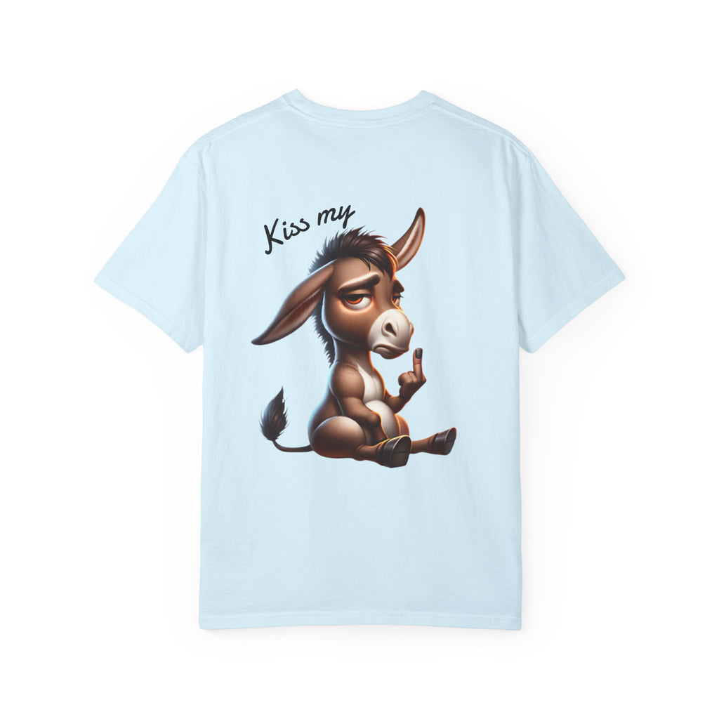 Kiss My Donkey T-shirt | Cute Cartoon Donkey Graphic