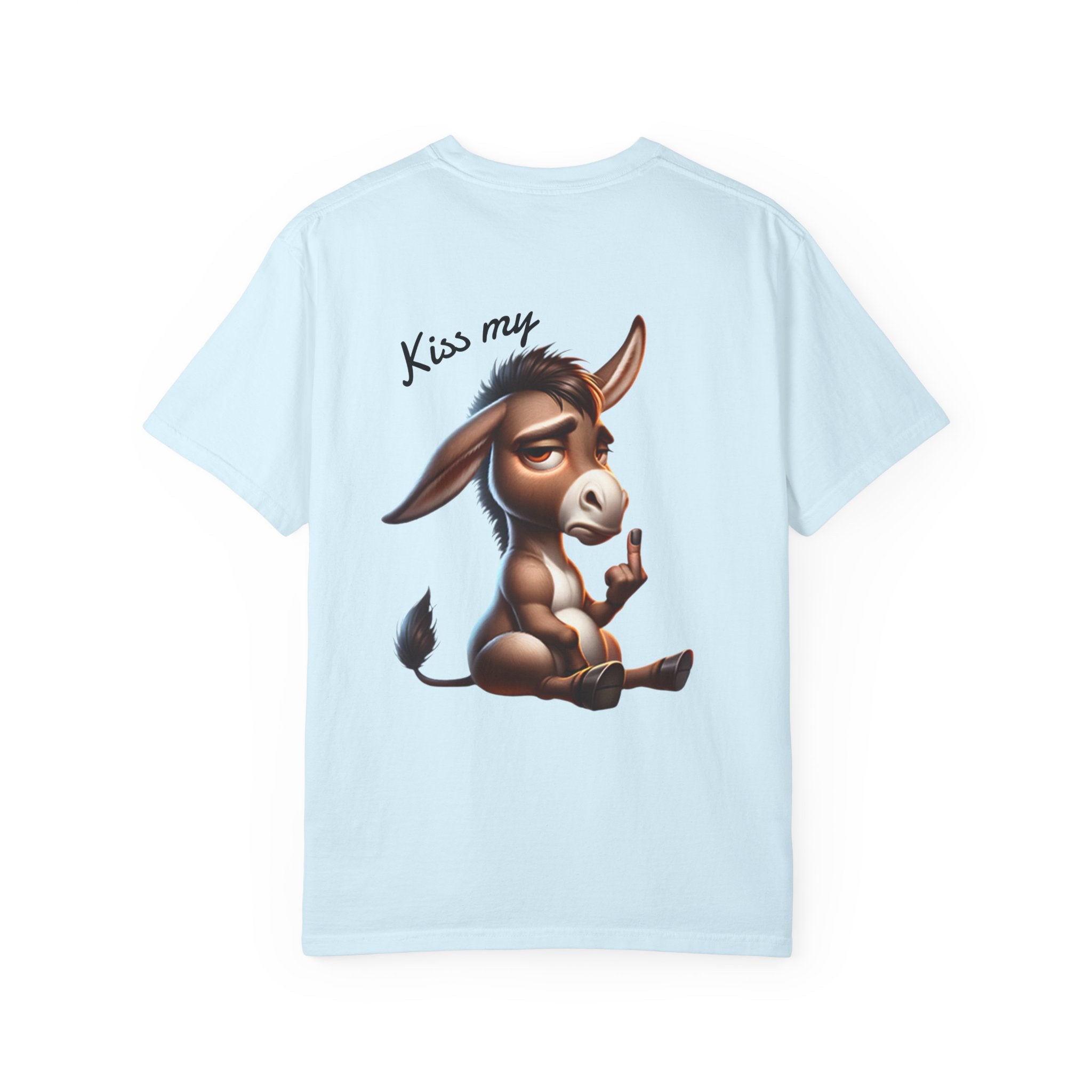 Kiss My Donkey T-shirt | Cute Cartoon Donkey Graphic