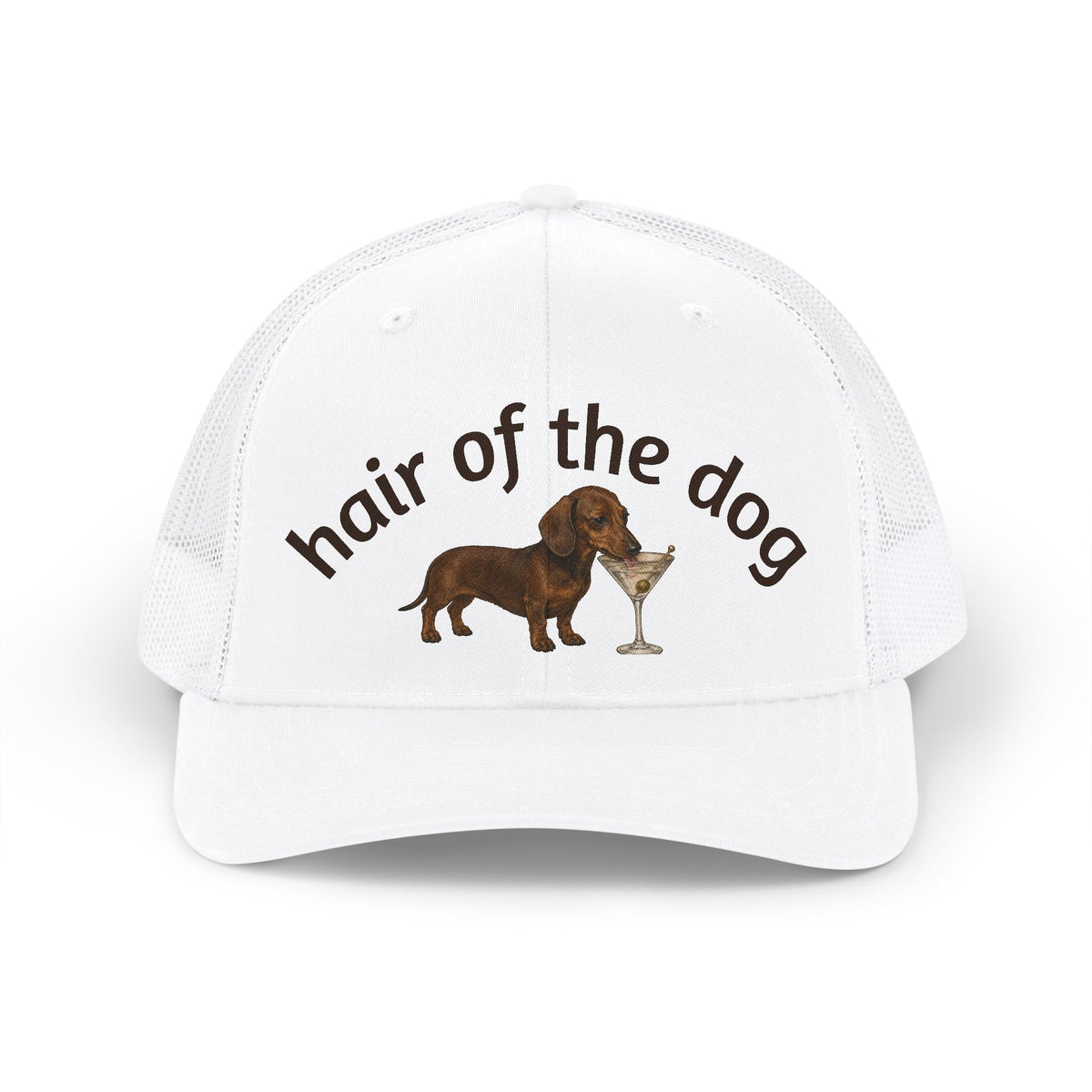 Dachshund 'Hair of the Dog' Trucker Cap