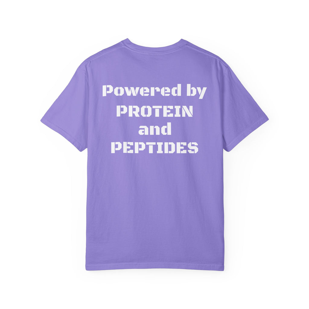 Powered by Protein and Peptides T-Shirt | peptides