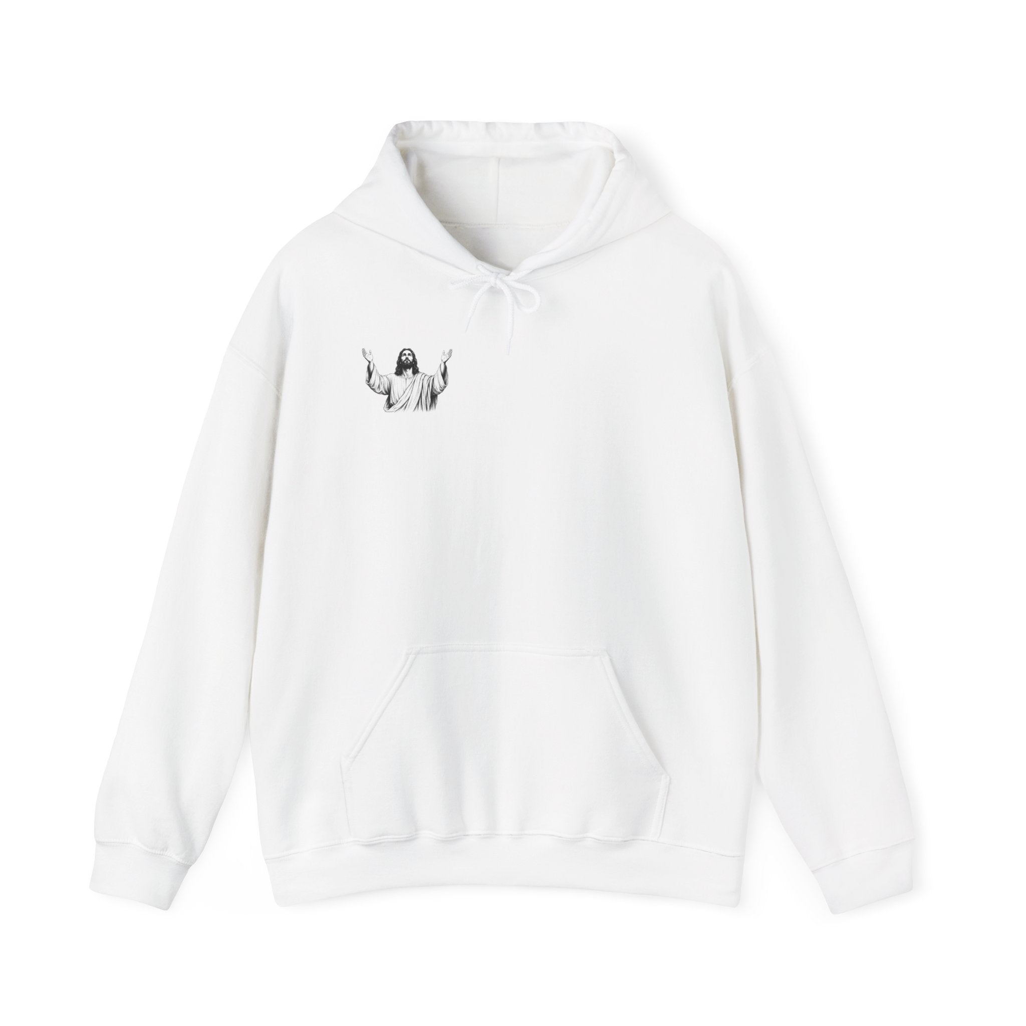 Jesus Illustration Hoodie — funny Jesus hoodie