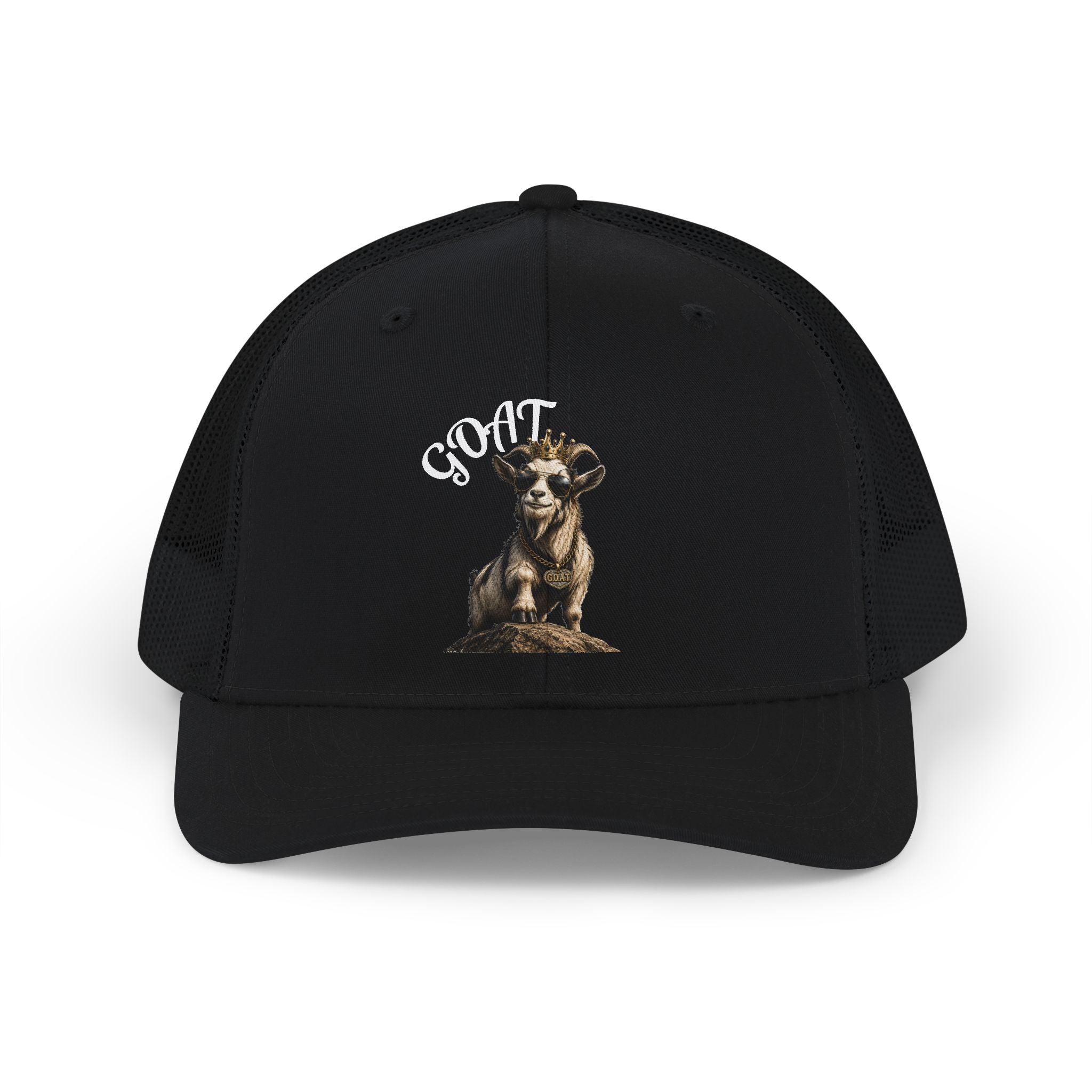 Goat Trucker Cap — funny adult hat