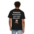 Bourbon Helps Me Deal With Your Bullshit T-shirt | Whiskey Glass & Cigar Tee