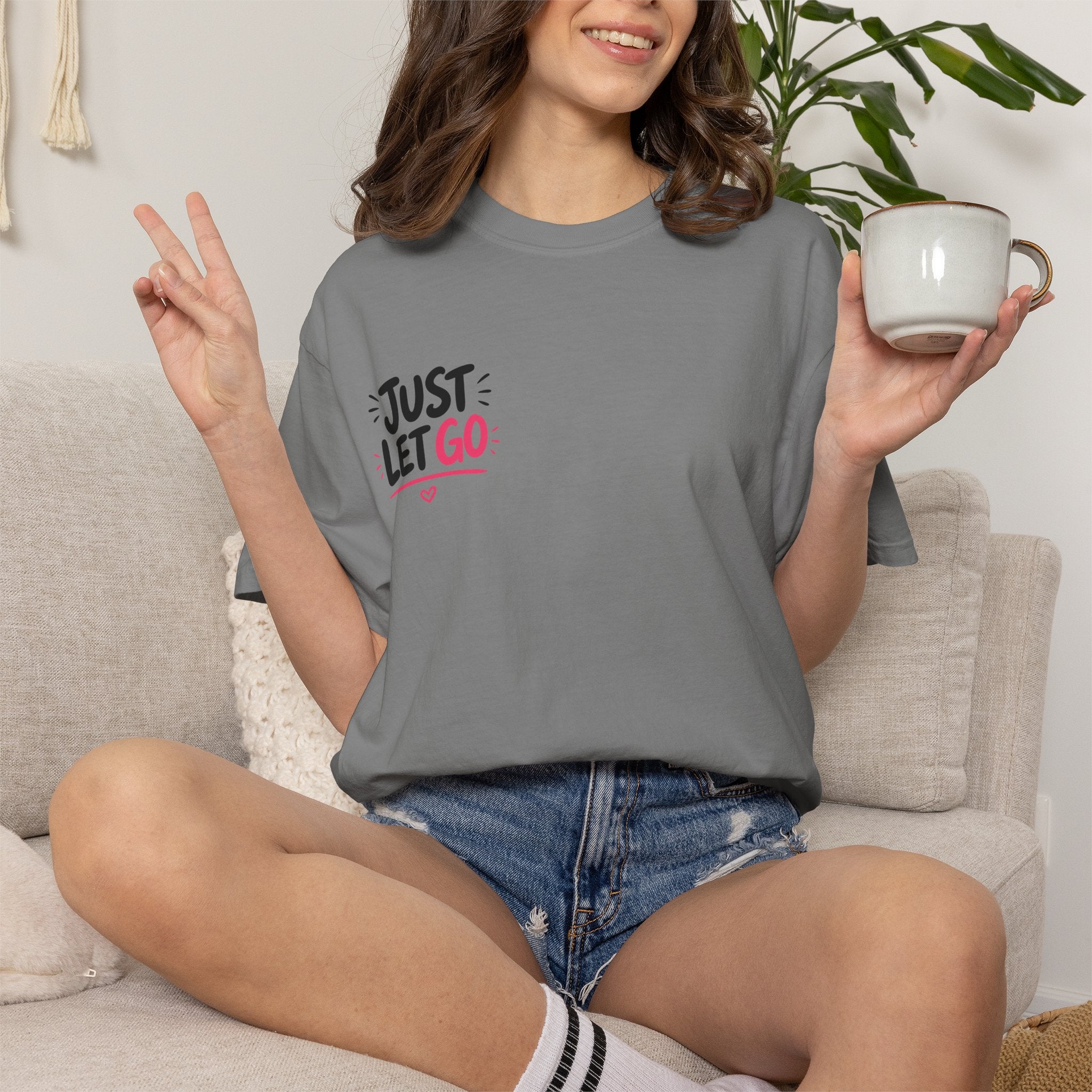 Just Let Go/funny horse tee shirt