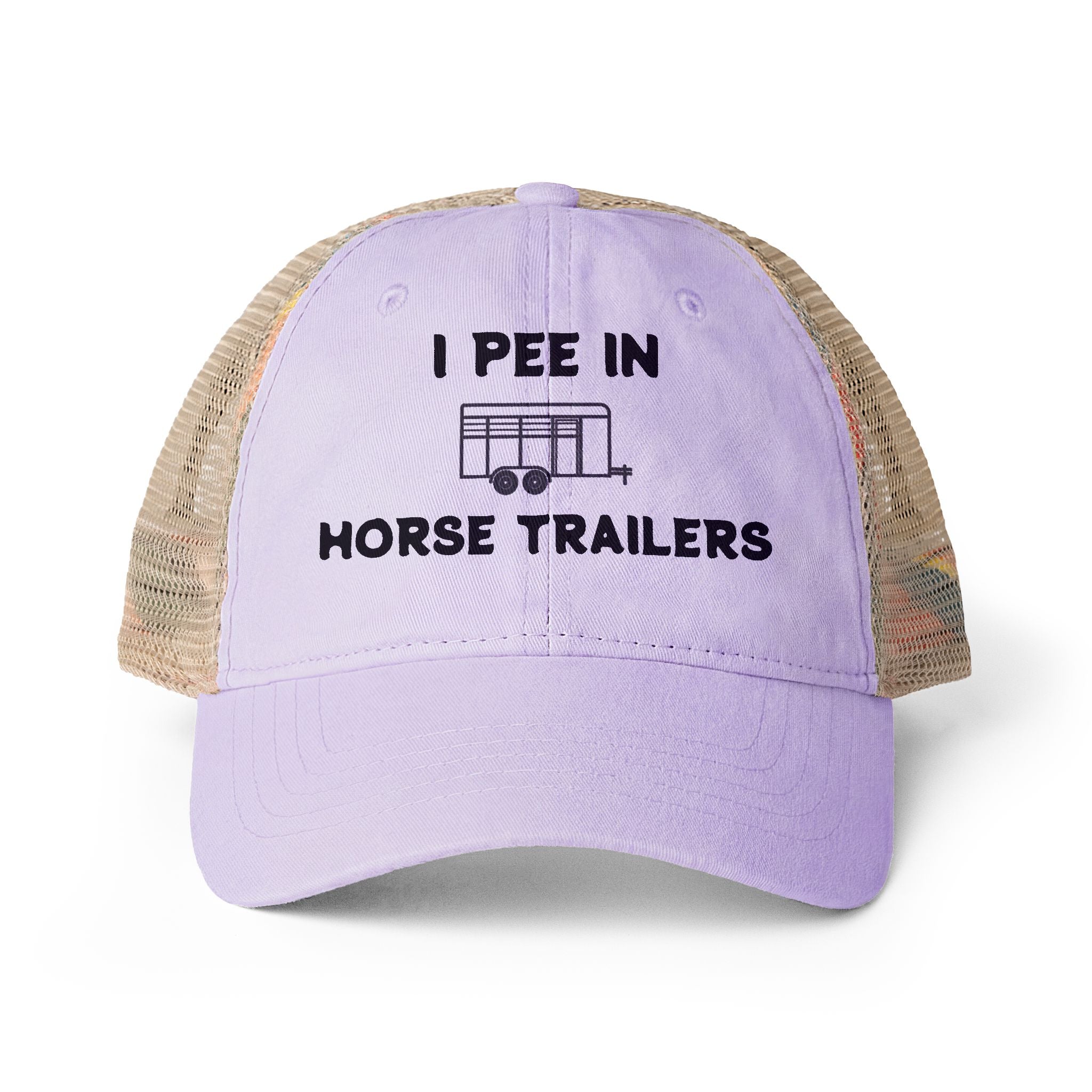 I pee in horse trailers, funny horse hat, horse, hat