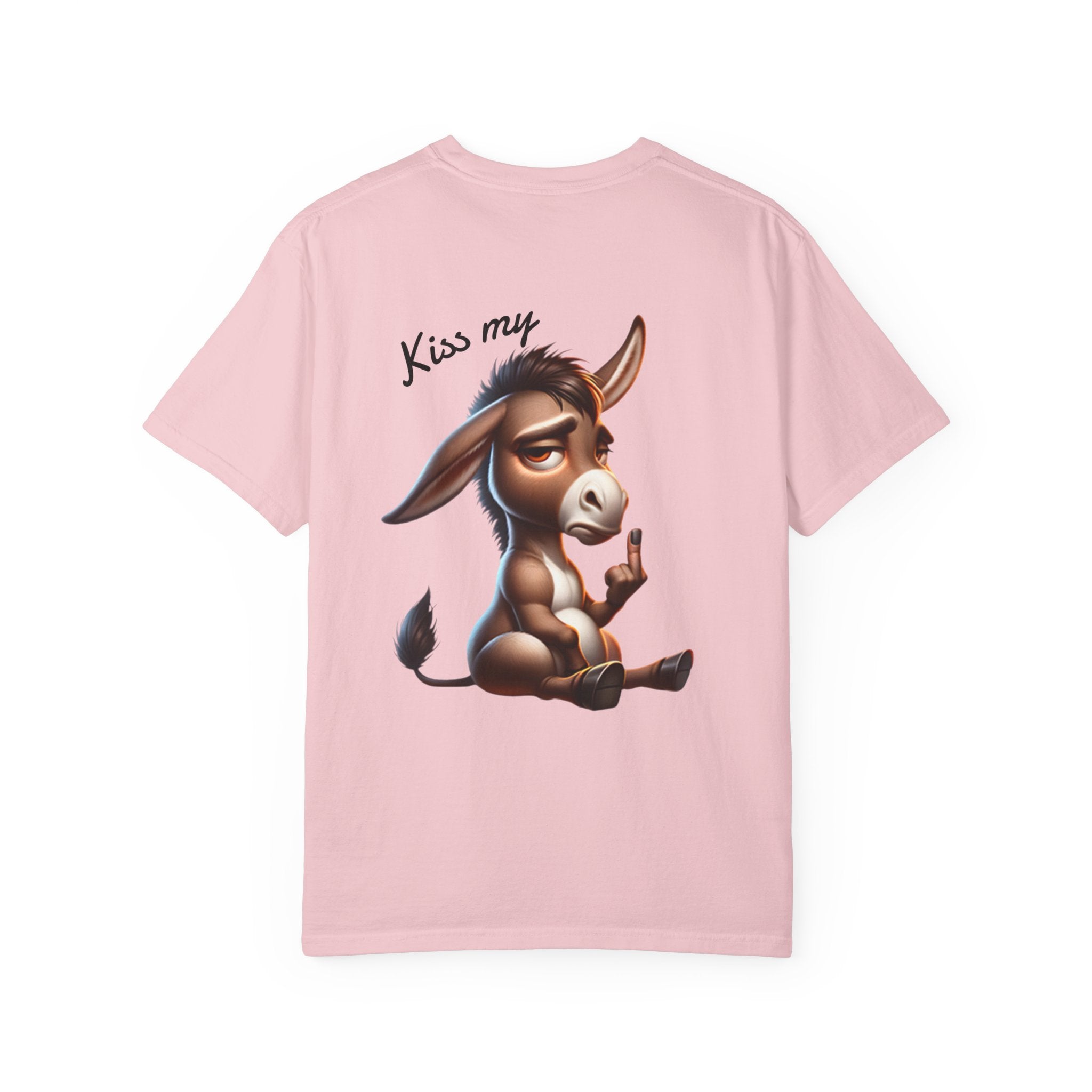 Kiss My Donkey T-shirt | Cute Cartoon Donkey Graphic