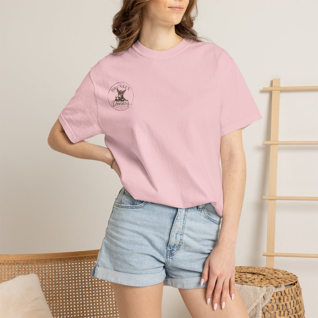 Kiss My Donkey T-shirt | Cute Cartoon Donkey Graphic