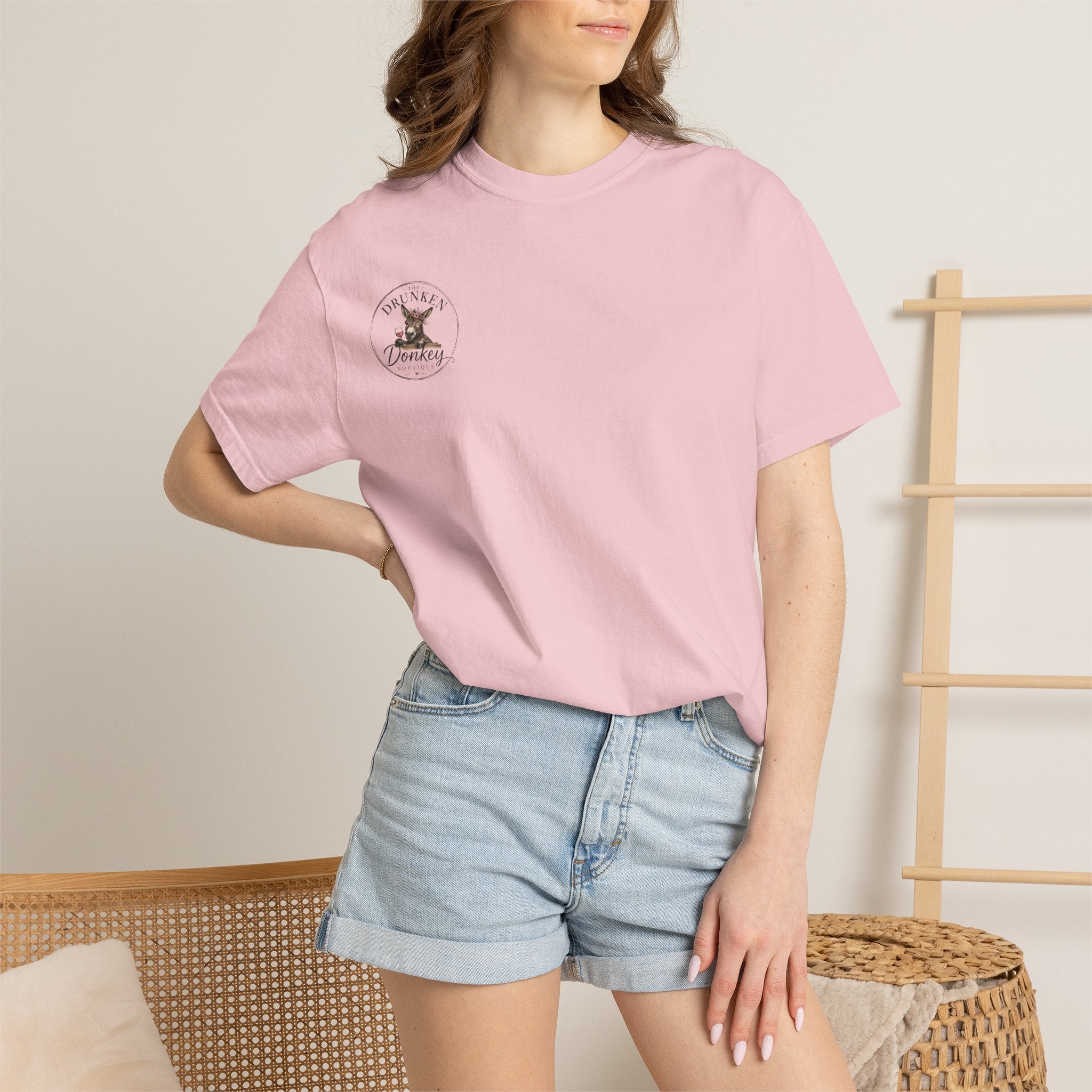 Kiss My Donkey T-shirt | Cute Cartoon Donkey Graphic