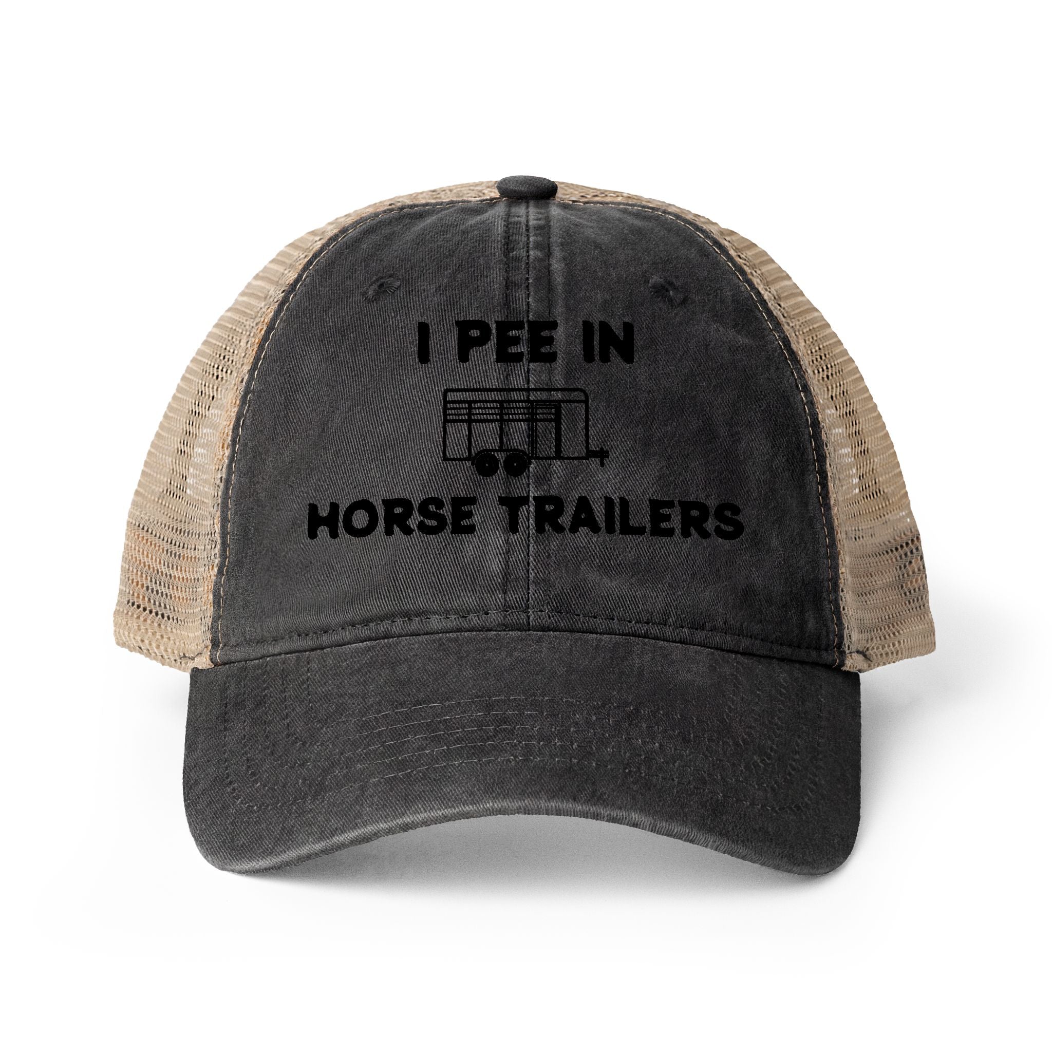 I pee in horse trailers, funny horse hat, horse, hat