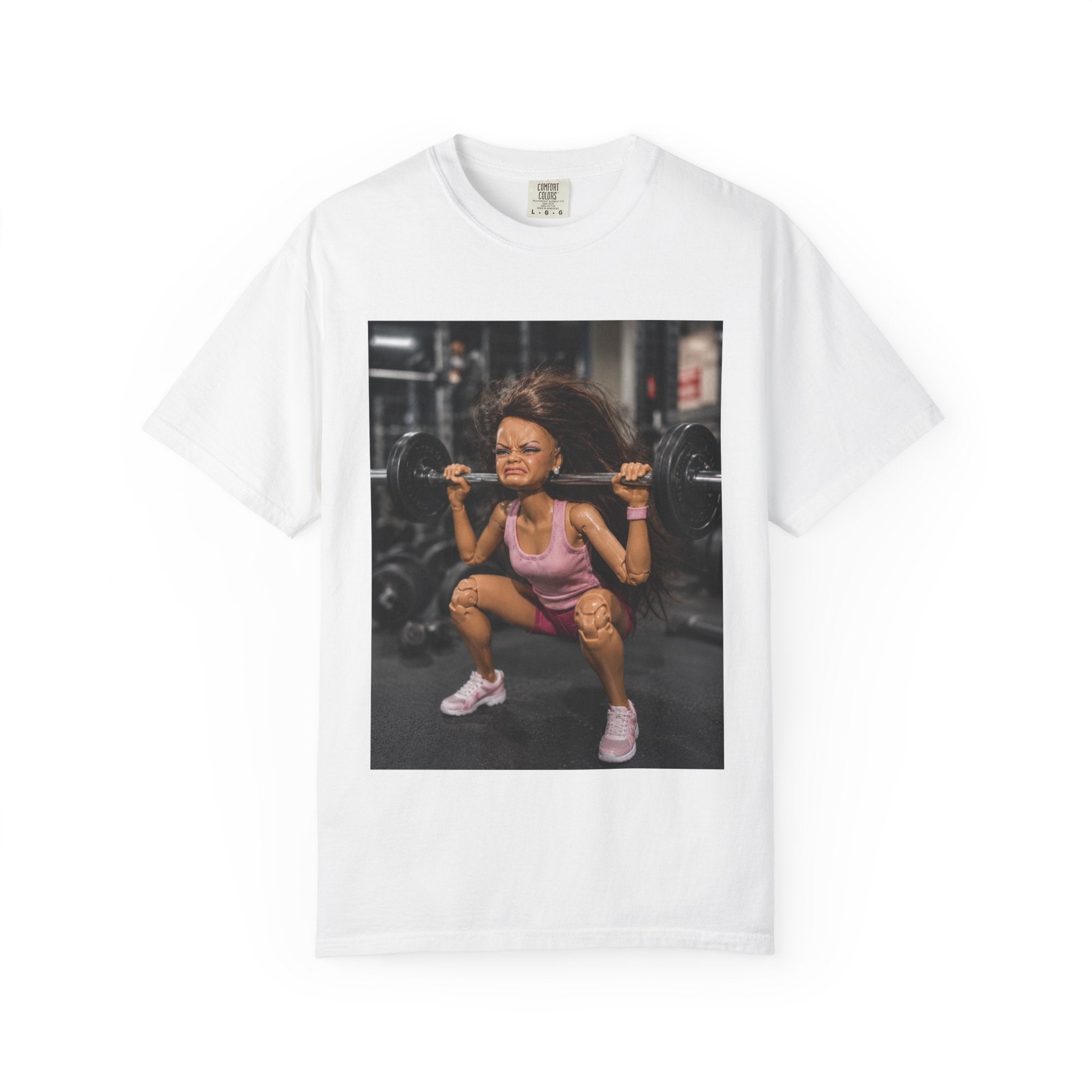 Workout Squat Girl T-Shirt - Funny Gym Fitness Tee