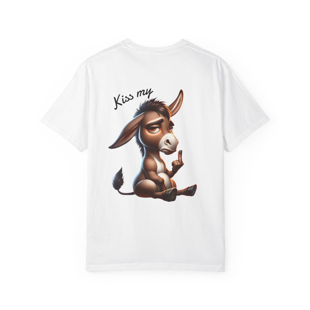 Kiss My Donkey T-shirt | Cute Cartoon Donkey Graphic