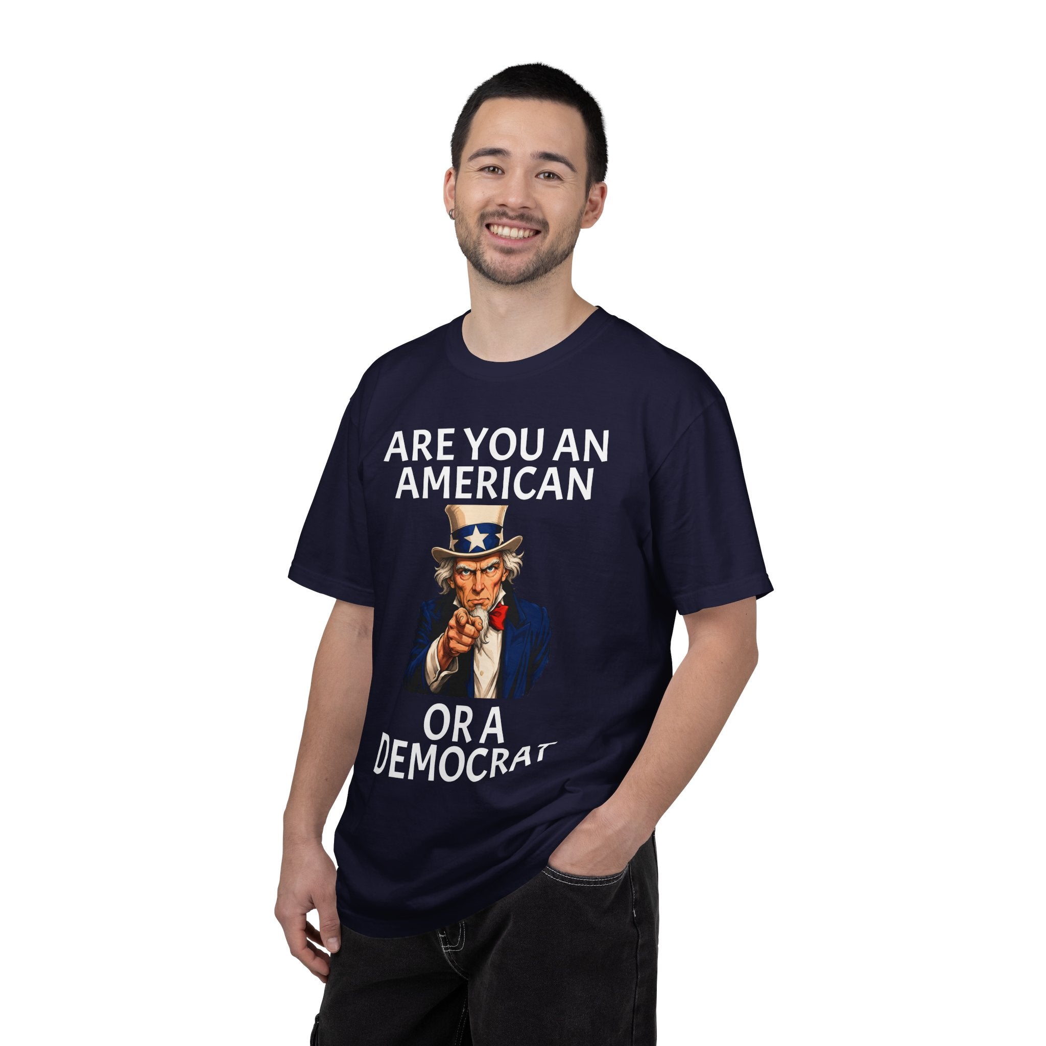 Patriotic 'Are You An American or a Democrat' T-Shirt