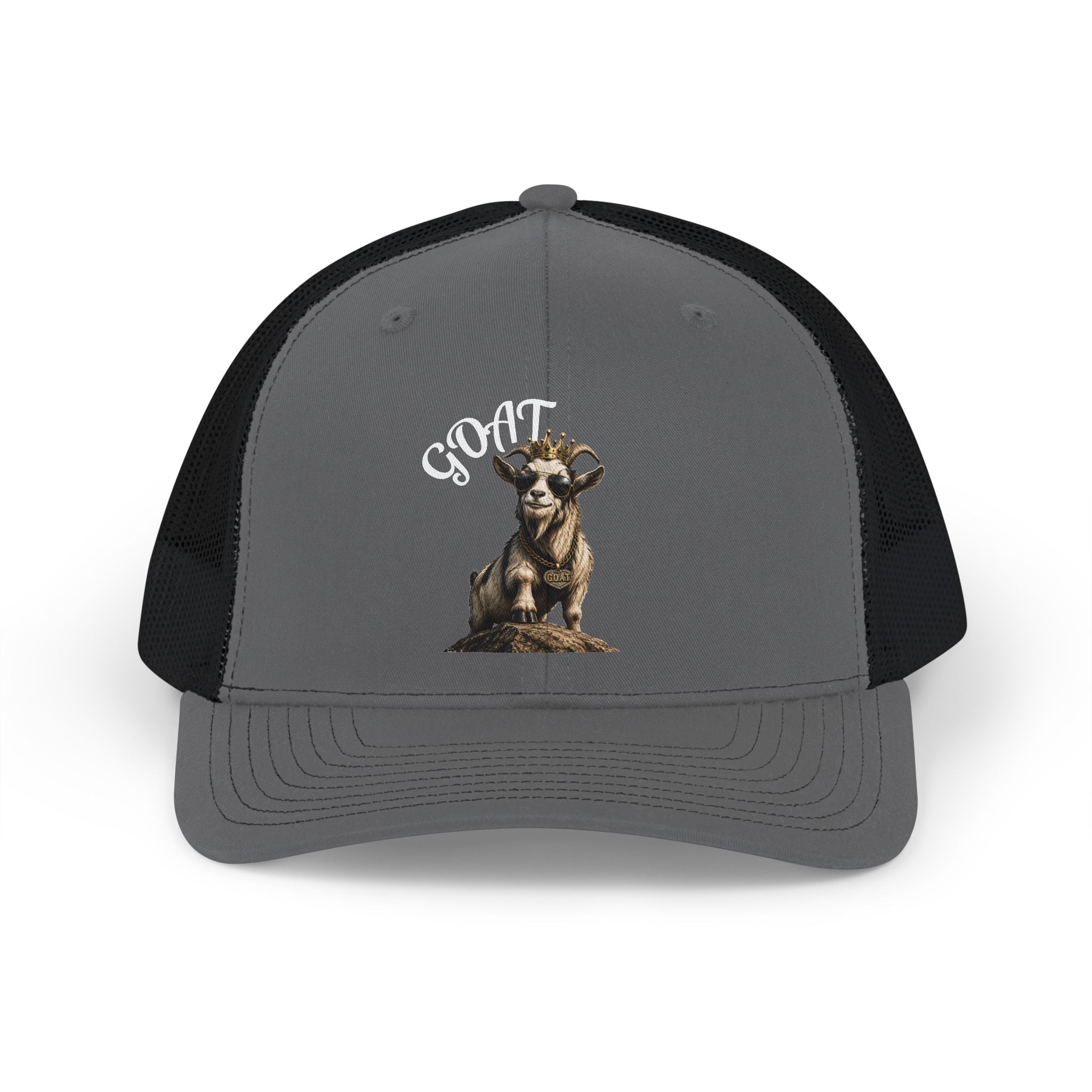 Goat Trucker Cap — funny adult hat