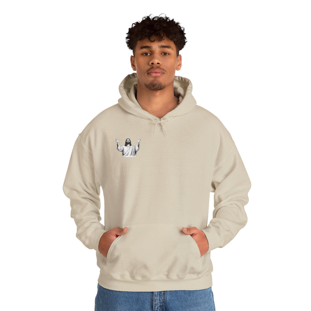 Jesus Illustration Hoodie — funny Jesus hoodie
