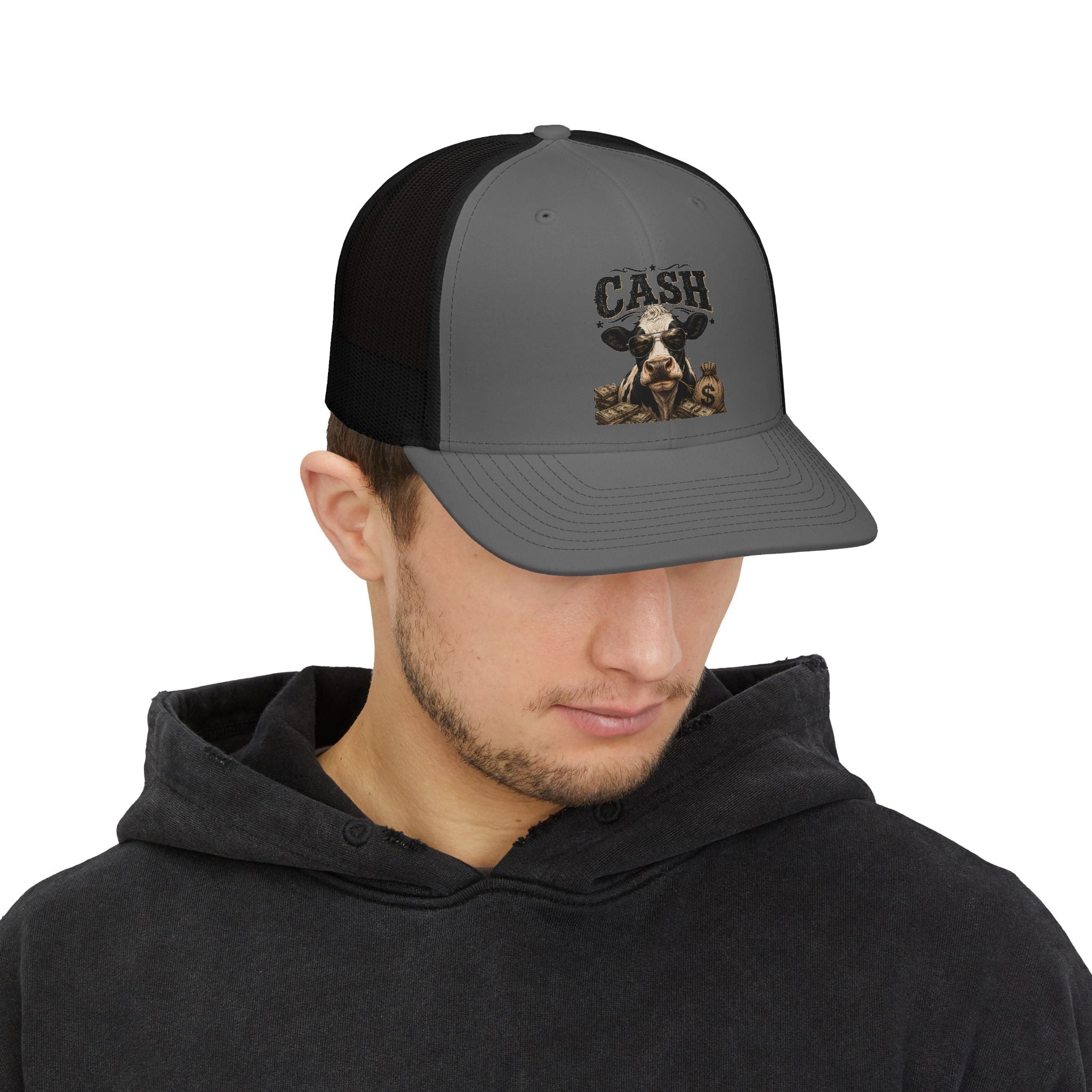 Cash Cow Trucker Cap – Funny Cow hat