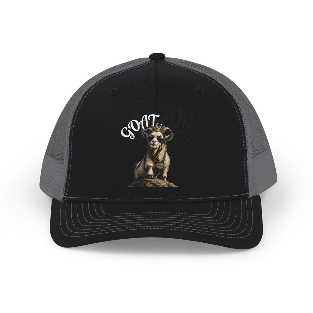 Goat Trucker Cap — funny adult hat