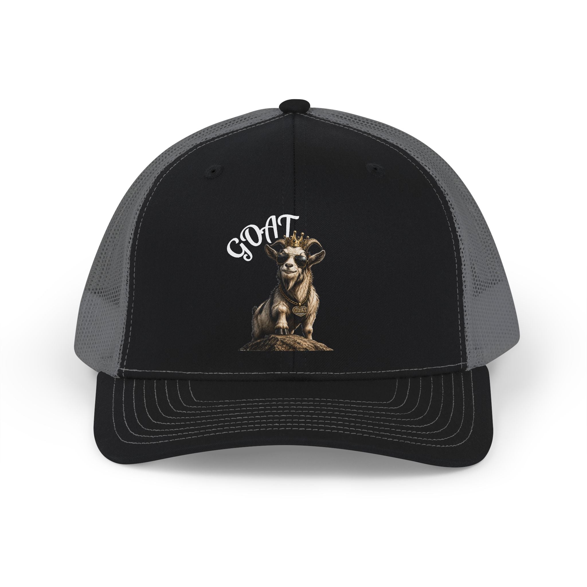Goat Trucker Cap — funny adult hat