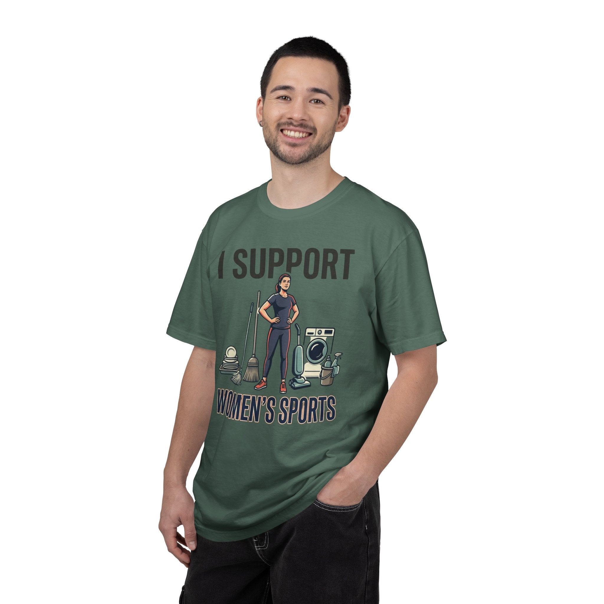 T-Shirt — I Support Women's Sports (Feminist Humor Tee)