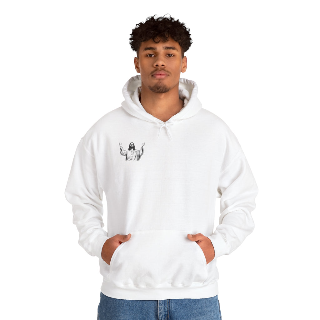 Jesus Illustration Hoodie — funny Jesus hoodie