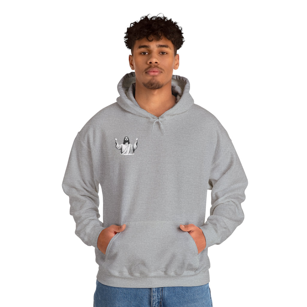 Jesus Illustration Hoodie — funny Jesus hoodie