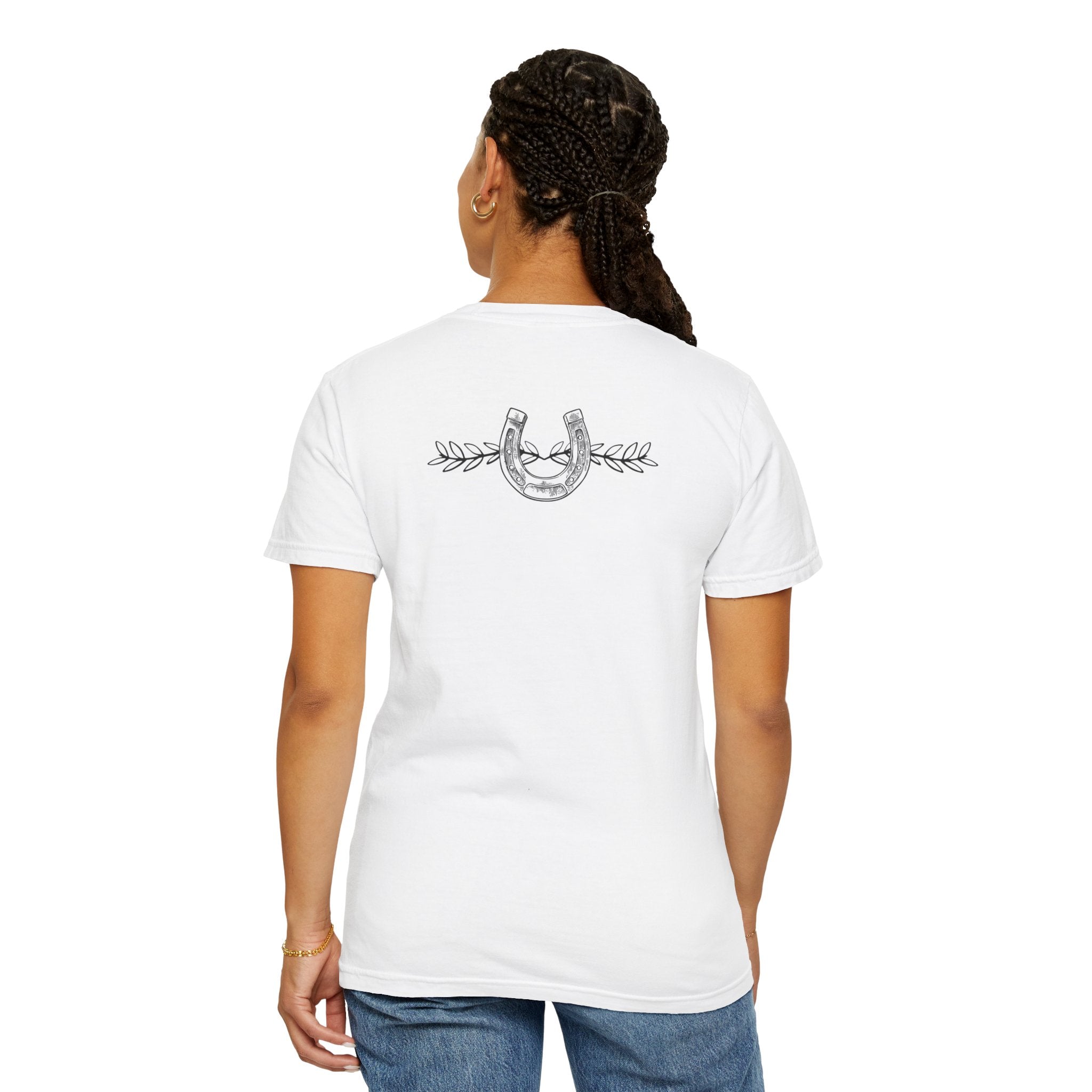 I'm Only a Morning Person at Horse Shows T-shirt | Equestrian Humor