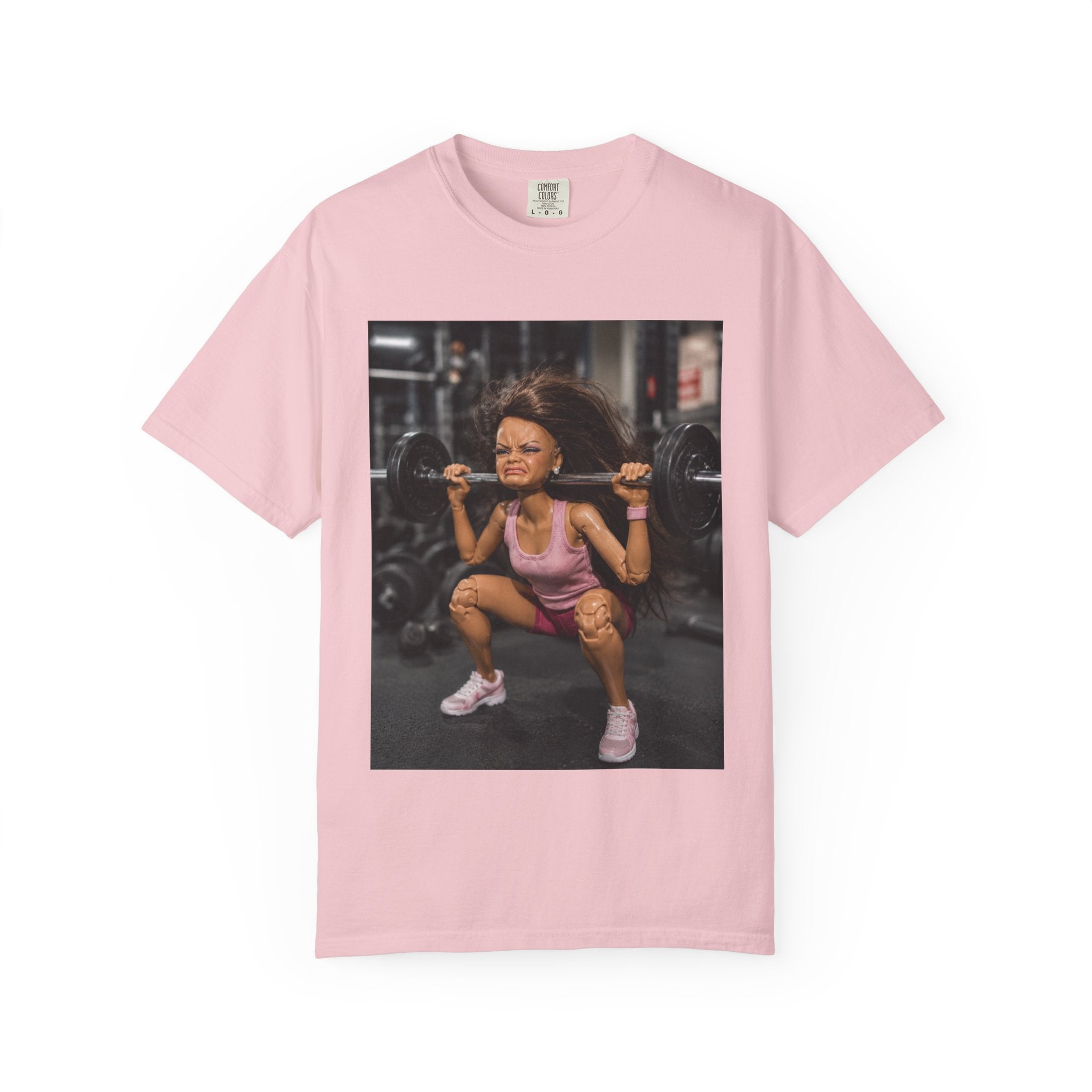 Workout Squat Girl T-Shirt - Funny Gym Fitness Tee