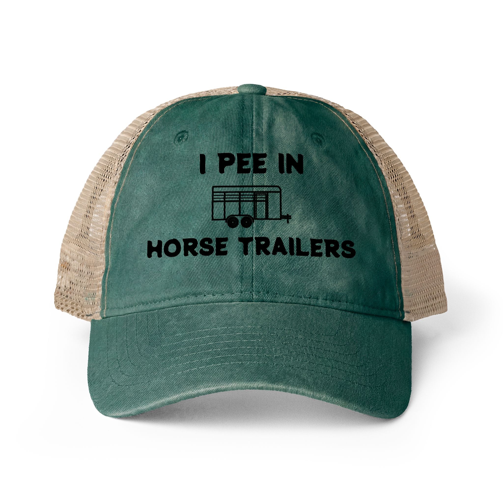 I pee in horse trailers, funny horse hat, horse, hat