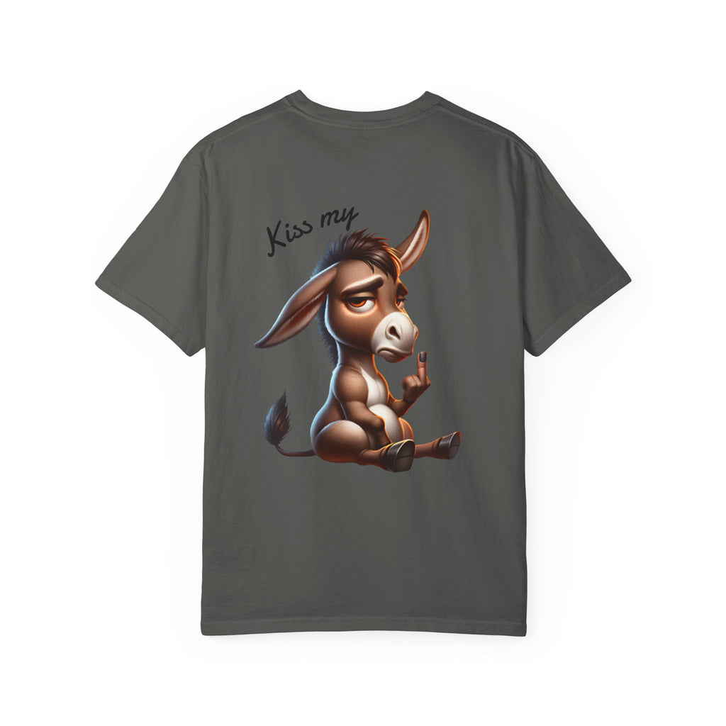 Kiss My Donkey T-shirt | Cute Cartoon Donkey Graphic