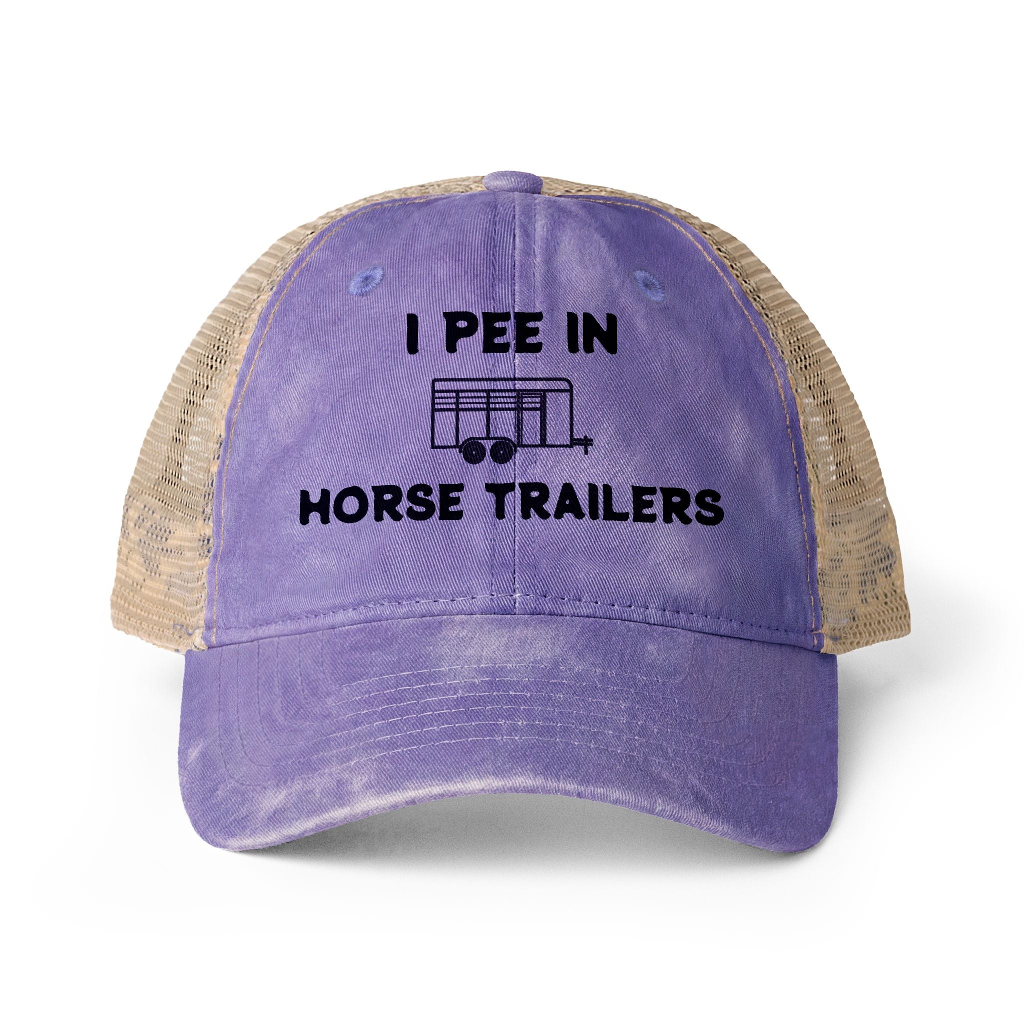 I pee in horse trailers, funny horse hat, horse, hat