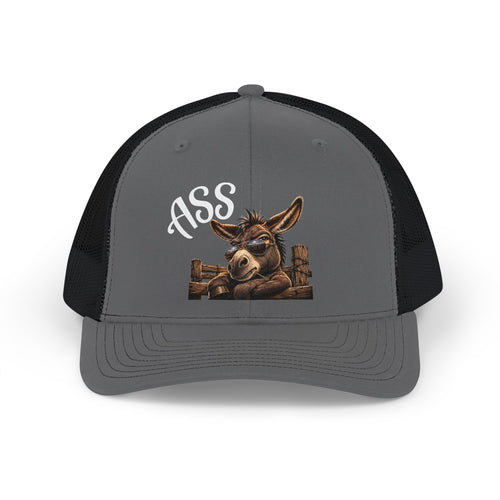 Ass Donkey Trucker Cap - Funny Rustic Farm Hat