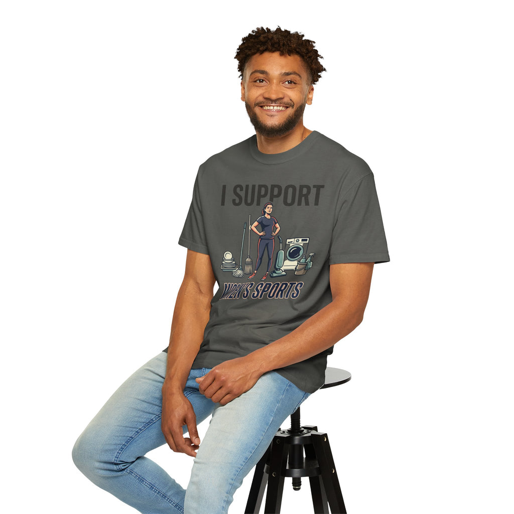 T-Shirt — I Support Women's Sports (Feminist Humor Tee)