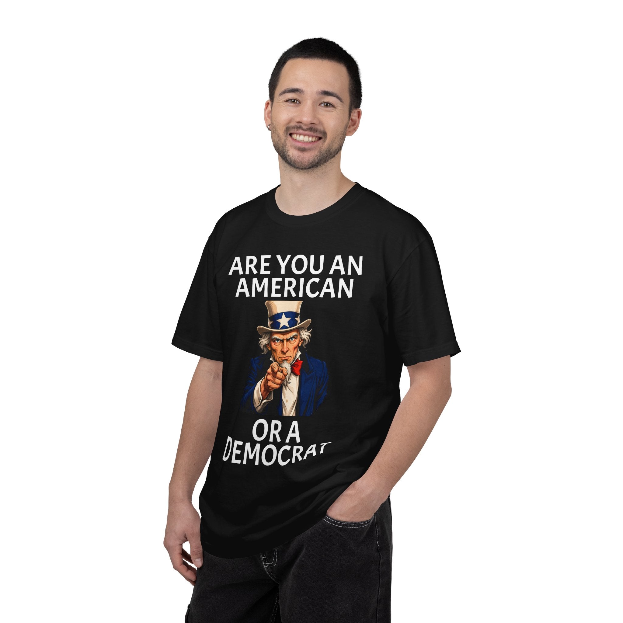 Patriotic 'Are You An American or a Democrat' T-Shirt