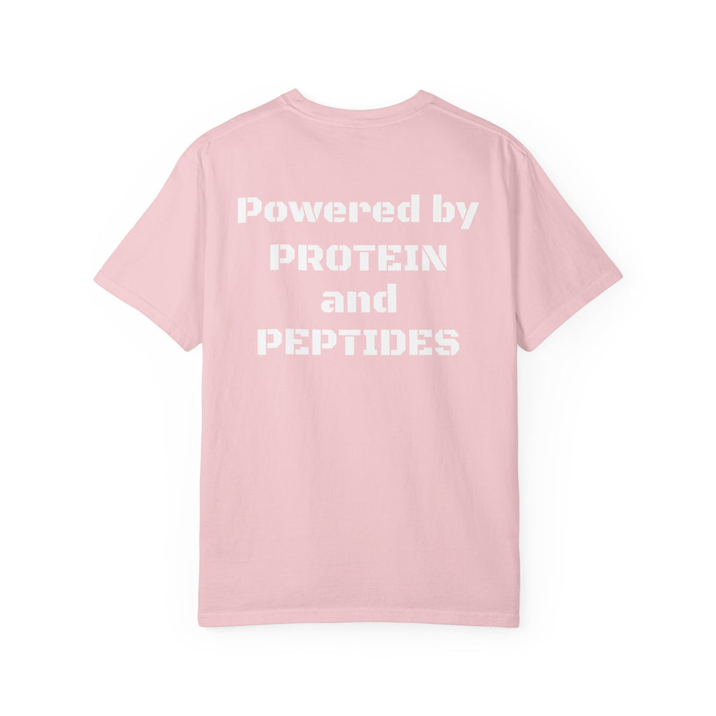 Powered by Protein and Peptides T-Shirt | peptides