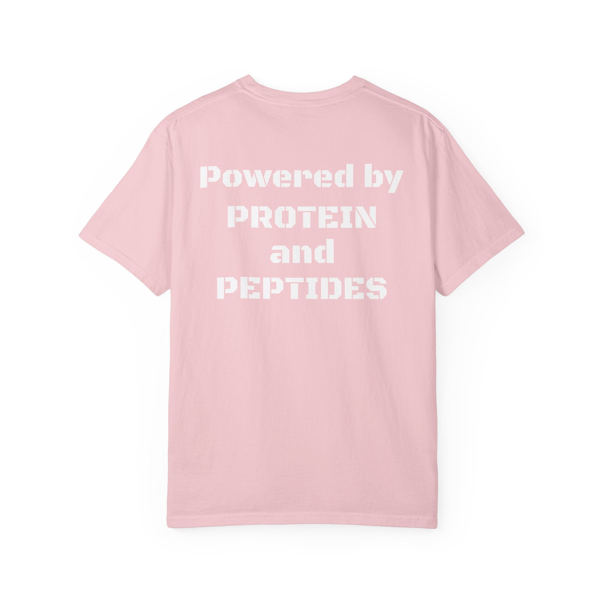 Powered by Protein and Peptides T-Shirt | peptides