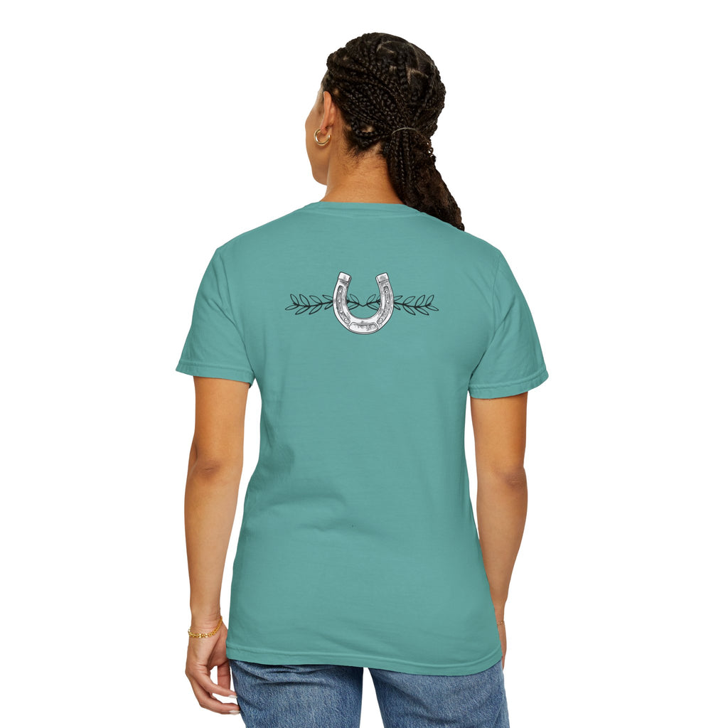 I'm Only a Morning Person at Horse Shows T-shirt | Equestrian Humor