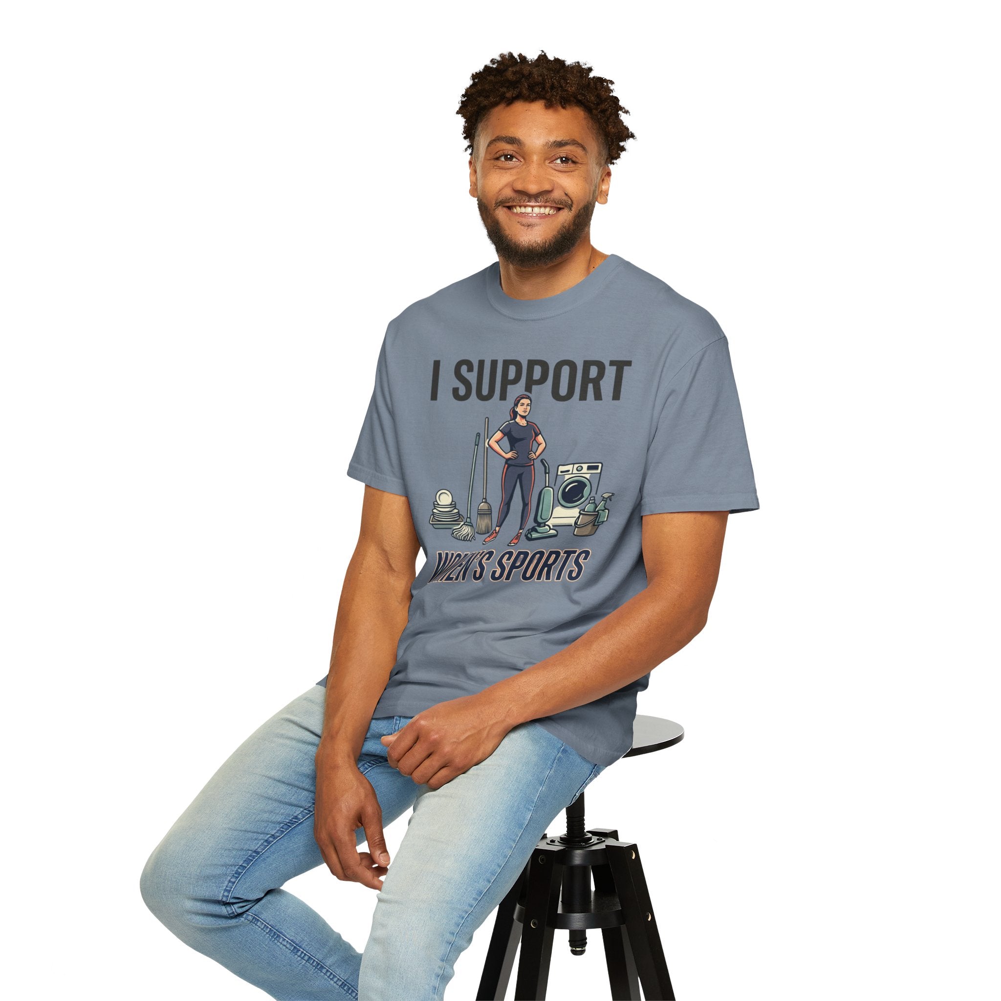 T-Shirt — I Support Women's Sports (Feminist Humor Tee)