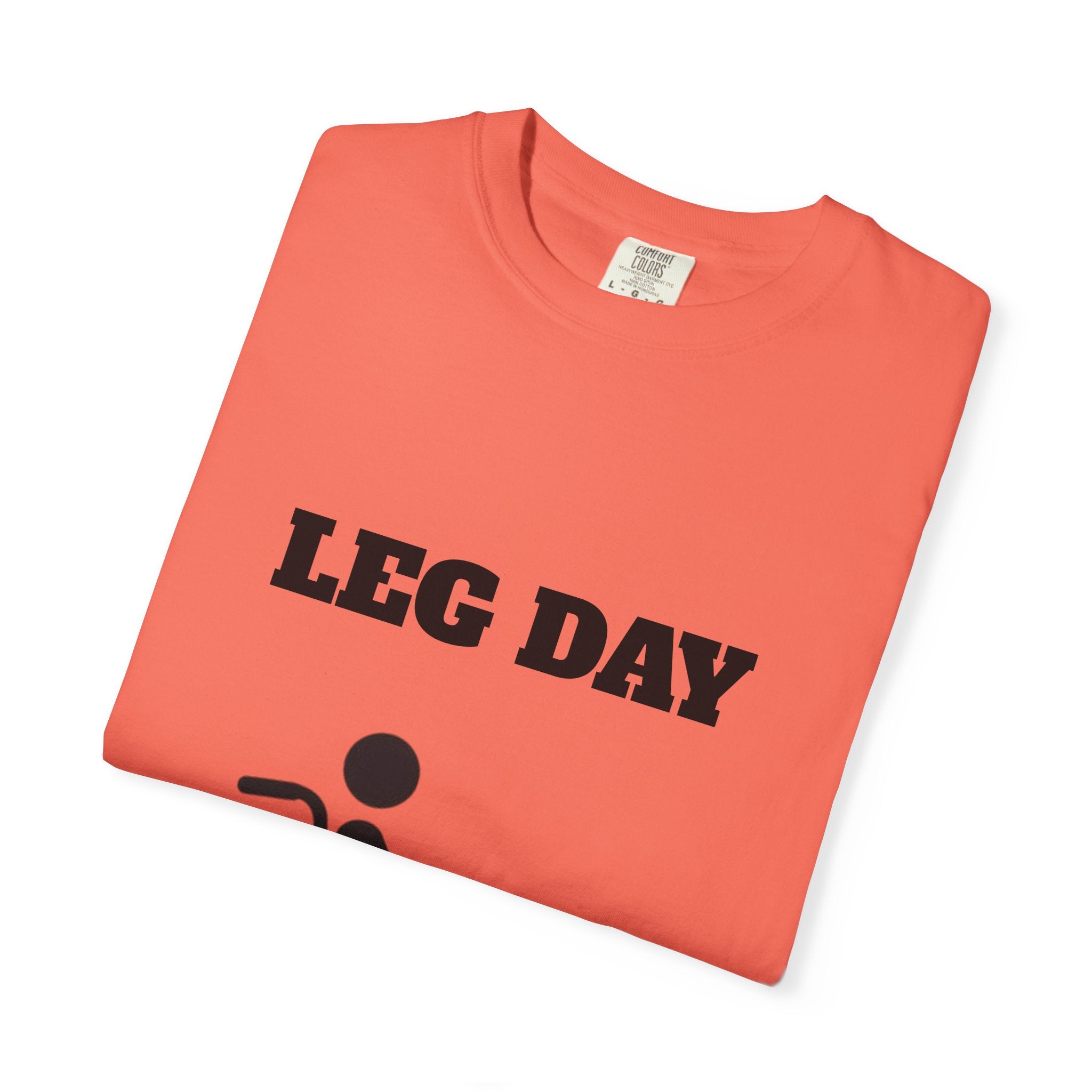 Leg Day wheelchair graphic T-shirt | fitness humor tee