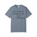 Surviving on Prayers and Peptides T-Shirt | peptides tee