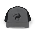 Horse Silhouette Snapback Trucker Cap – 'HUNG' Graphic